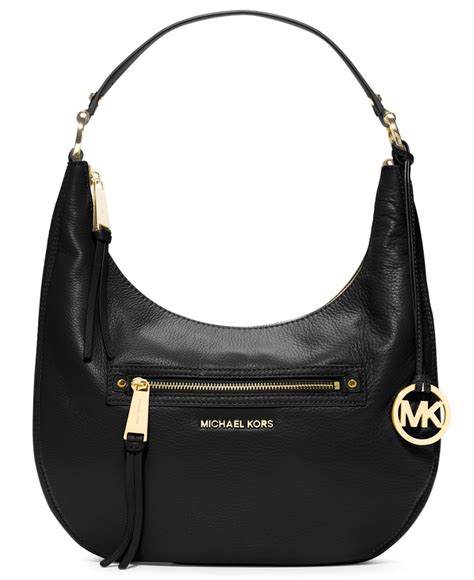 michael michael kors schwarz rhea zip lg shoulder bag leder|Rhea Medium Logo and Pebbled Leather Backpack .